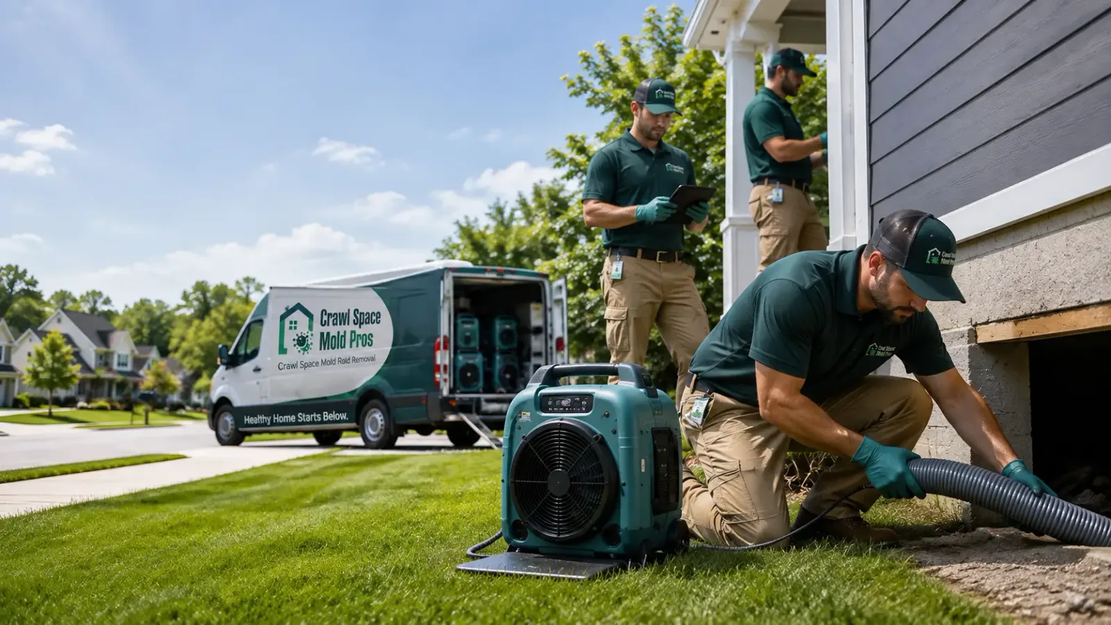 Crawl Space Mold Removal in Egg Harbor City, NJ
